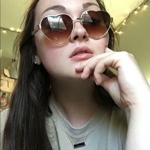 Heart shaped sunglasses